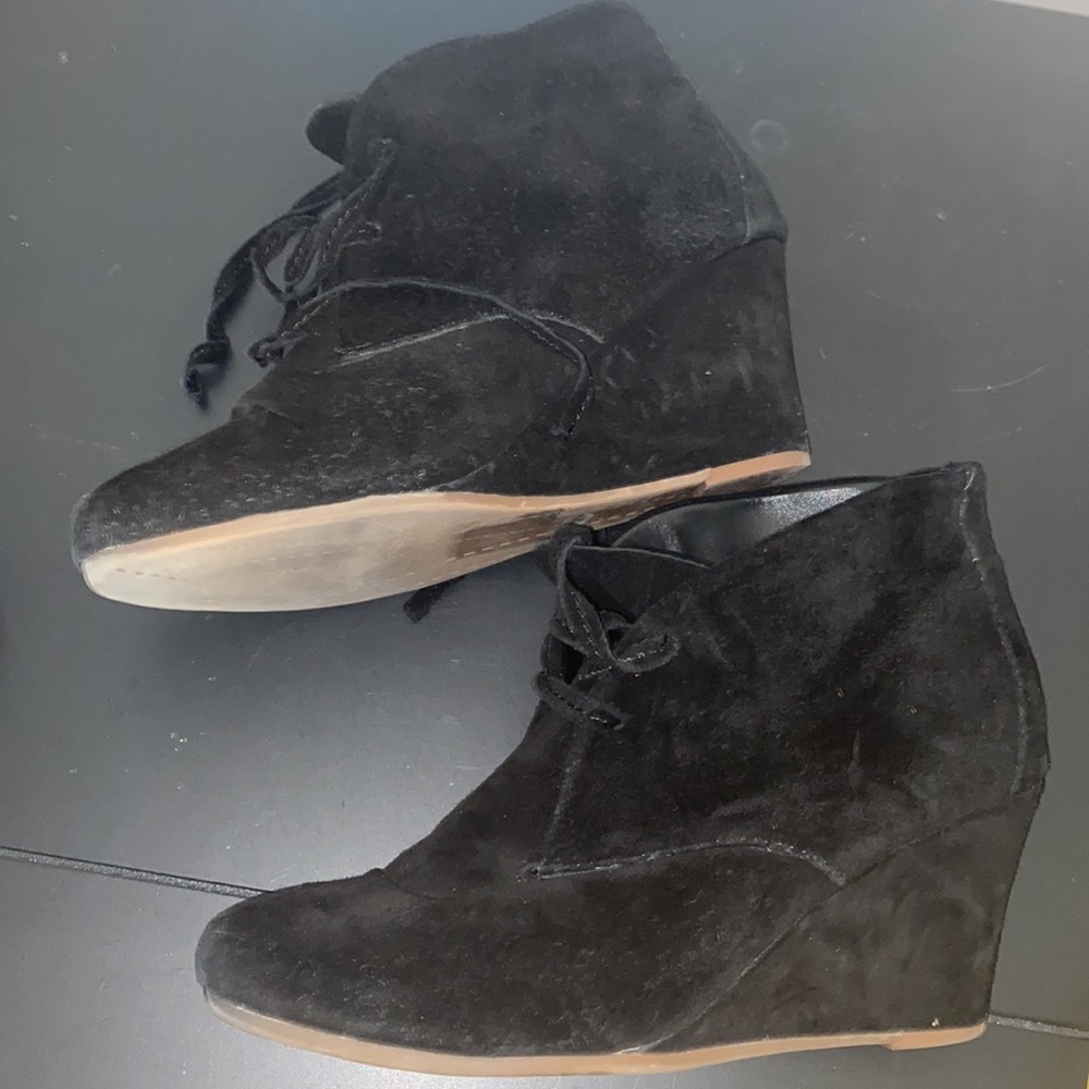 Dolce Vita Suede Wedge Booties